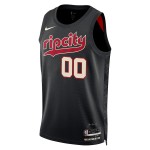 Portland Trail Blazers Trikot Scoot Henderson Nike 2023-24 City Edition Schwarz Swingman - Herren
